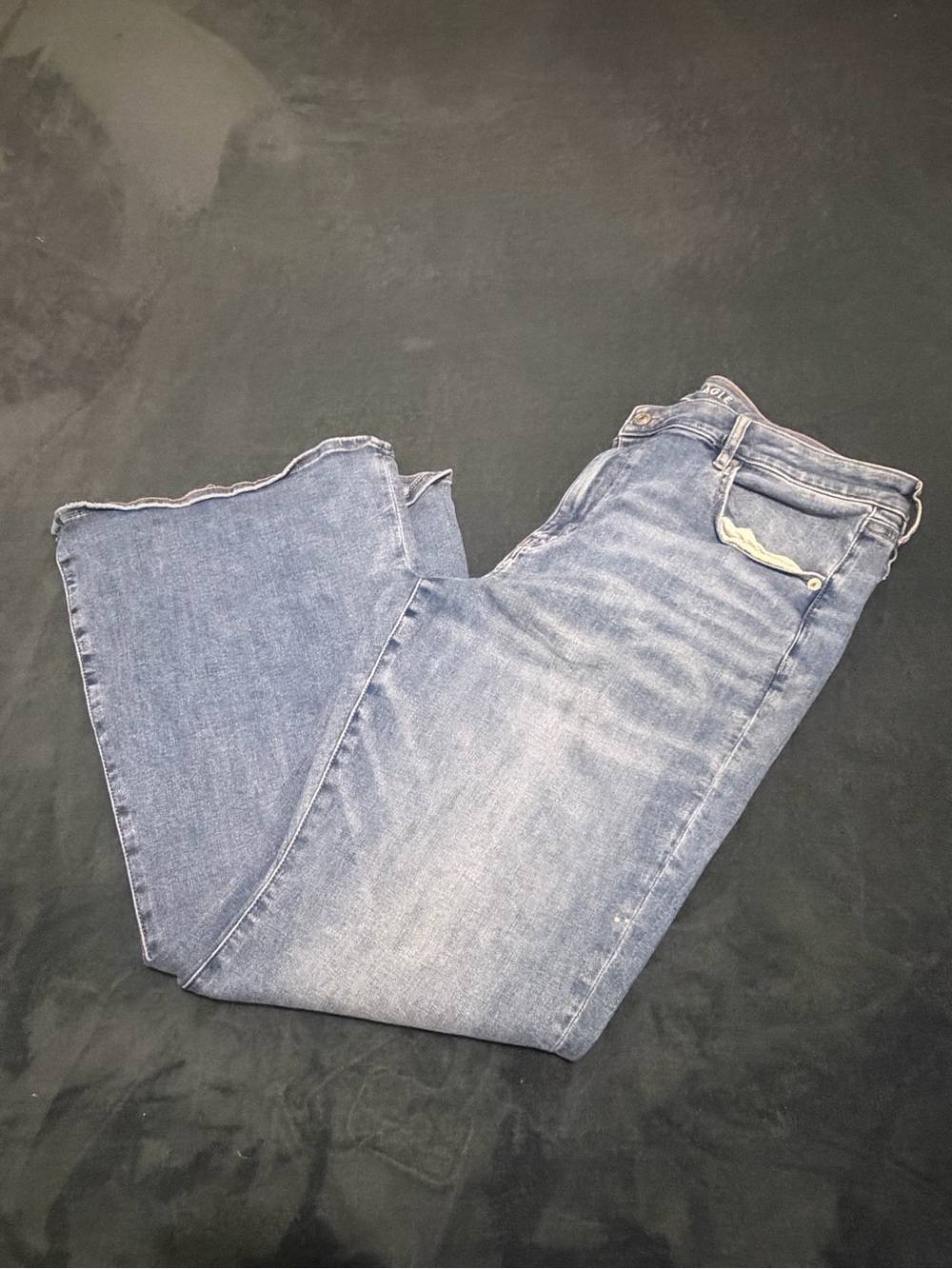 American Eagle Outfitters Light Blue Flare Jeans - Picture 3 of 8